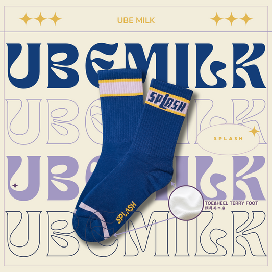 SPLASH Original Socks - Ube Milk (芋奶)