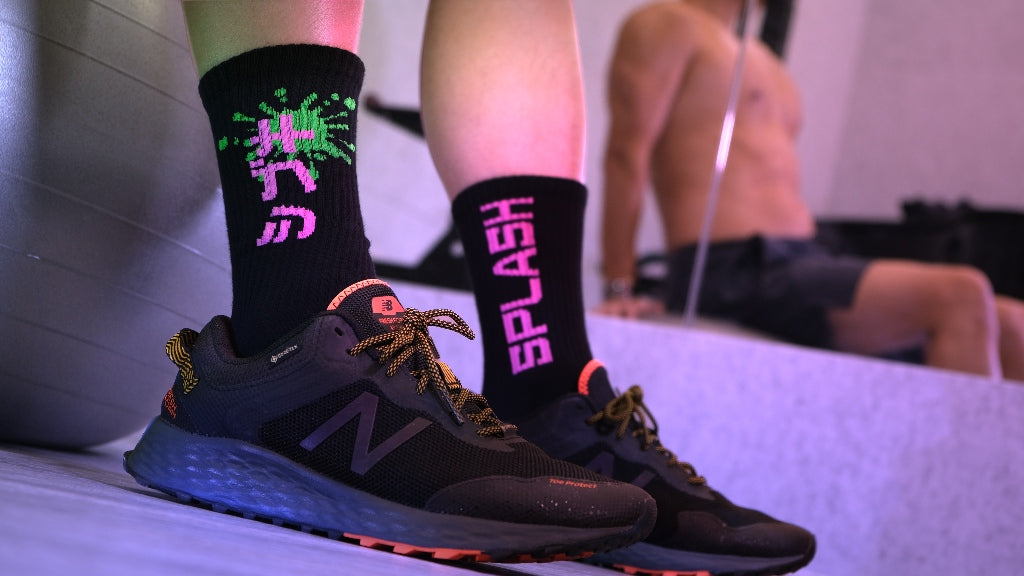 SPLASH Original Black Socks - Stewart (史釗域)